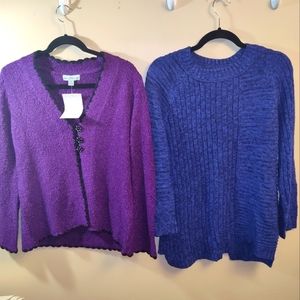 2 women's sweaters Small